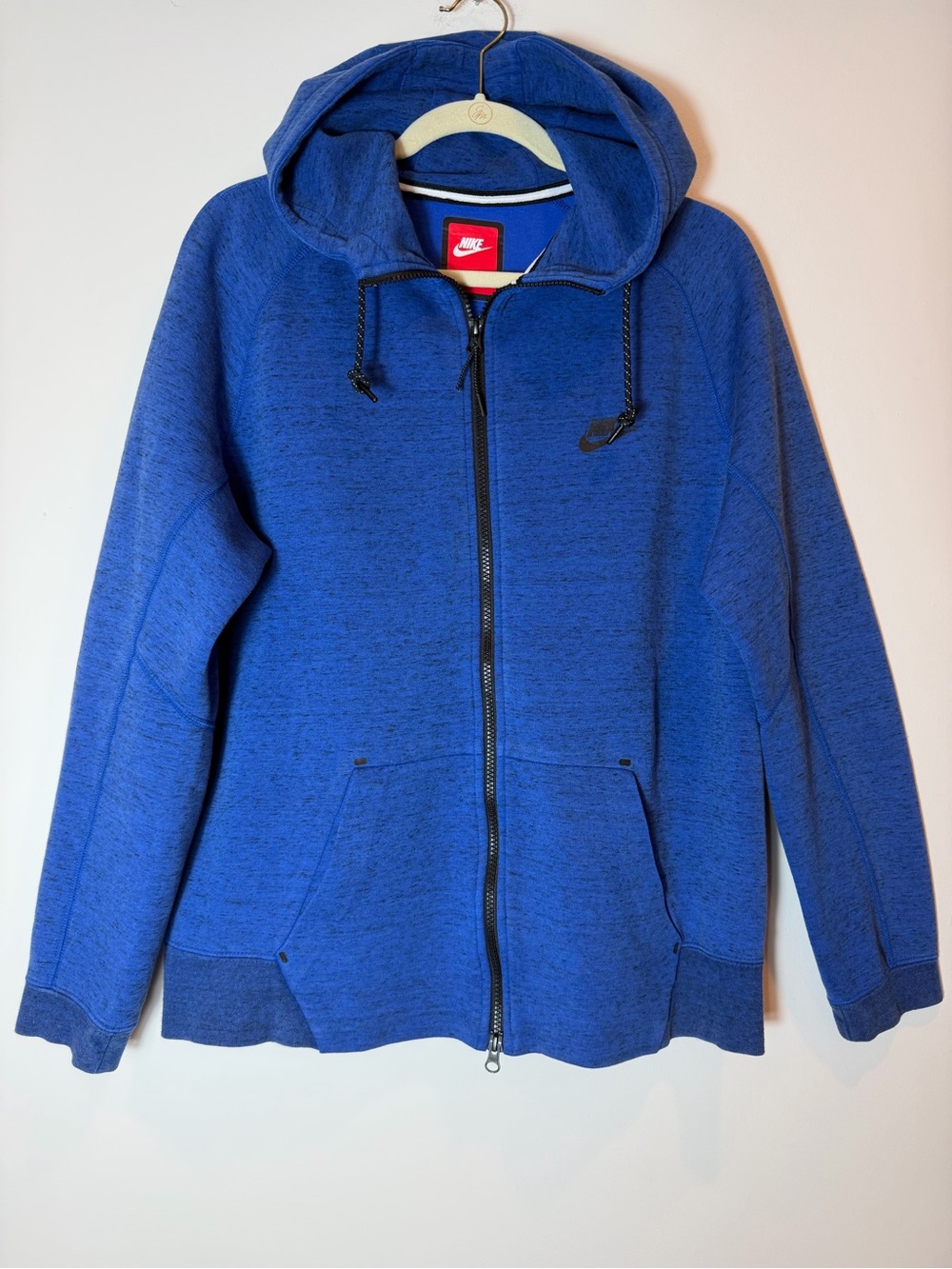 Nike Sportswear Tech Fleece Full-Zip Hoodie Royal Blue Men's Large